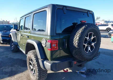 2021 Jeep Wrangler Unlimited Rubicon 4X4 from USA, damaged, VIN 1C4HJXFG8MW528644
